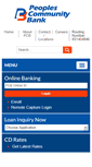 Mobile Screenshot of peoplescommunitybank.biz
